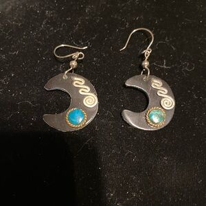 half moon earrings